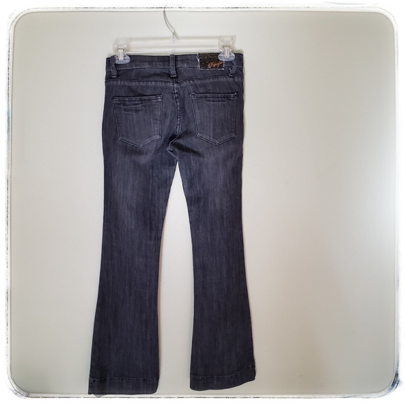 Pistazho Distressed Wide Bottom Jeans size 5/6 - Picture 2 of 5